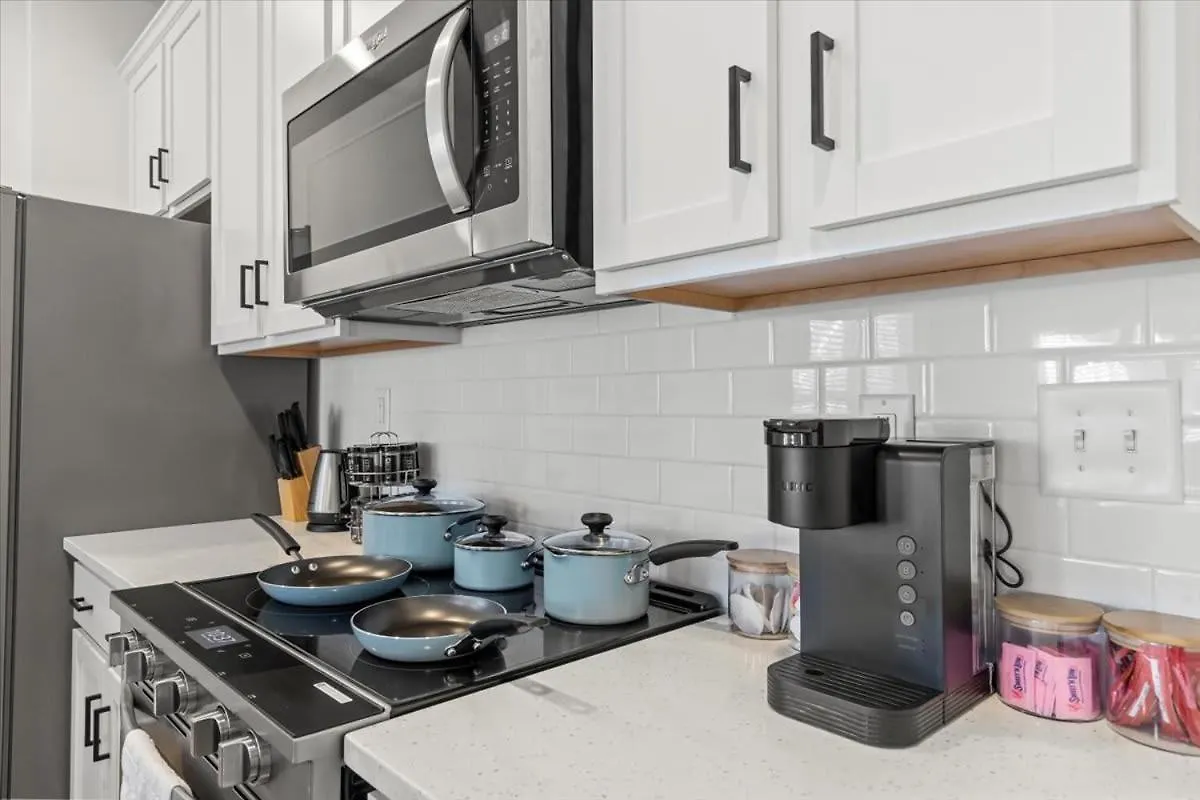 Luxe King 3Br Townhouse Mins To Uptown Charlotte别墅 0*, 夏洛特 美国